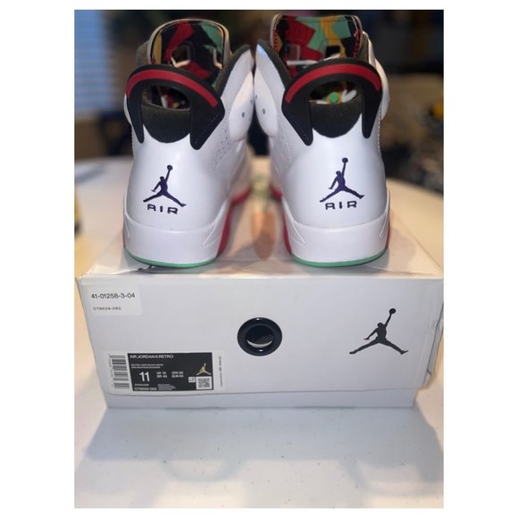 Jordan Retro 6 Hare Vnds Mens Shoes SZ 11 - Picture 5 of 7